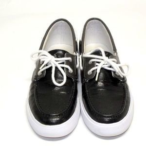 Polo By Ralph Lauren/Black/White/Mens Size 9